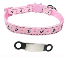 Load image into Gallery viewer, Personalized ID Free Engraving Cat Collar
