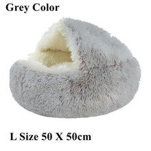 Load image into Gallery viewer, Hot Plush Round Cat Bed
