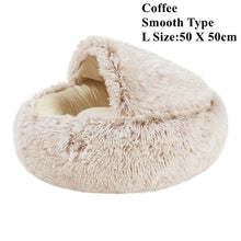 Load image into Gallery viewer, Hot Plush Round Cat Bed
