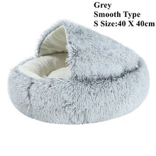 Load image into Gallery viewer, Hot Plush Round Cat Bed
