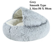 Load image into Gallery viewer, Hot Plush Round Cat Bed
