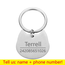 Load image into Gallery viewer, Personalized Pet ID Tag Keychain
