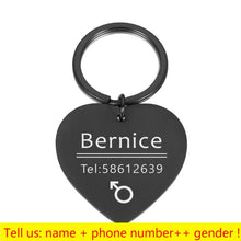 Load image into Gallery viewer, Personalized Pet ID Tag Keychain
