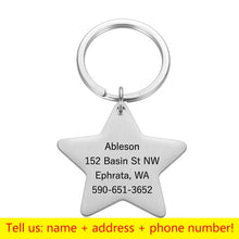 Load image into Gallery viewer, Personalized Pet ID Tag Keychain
